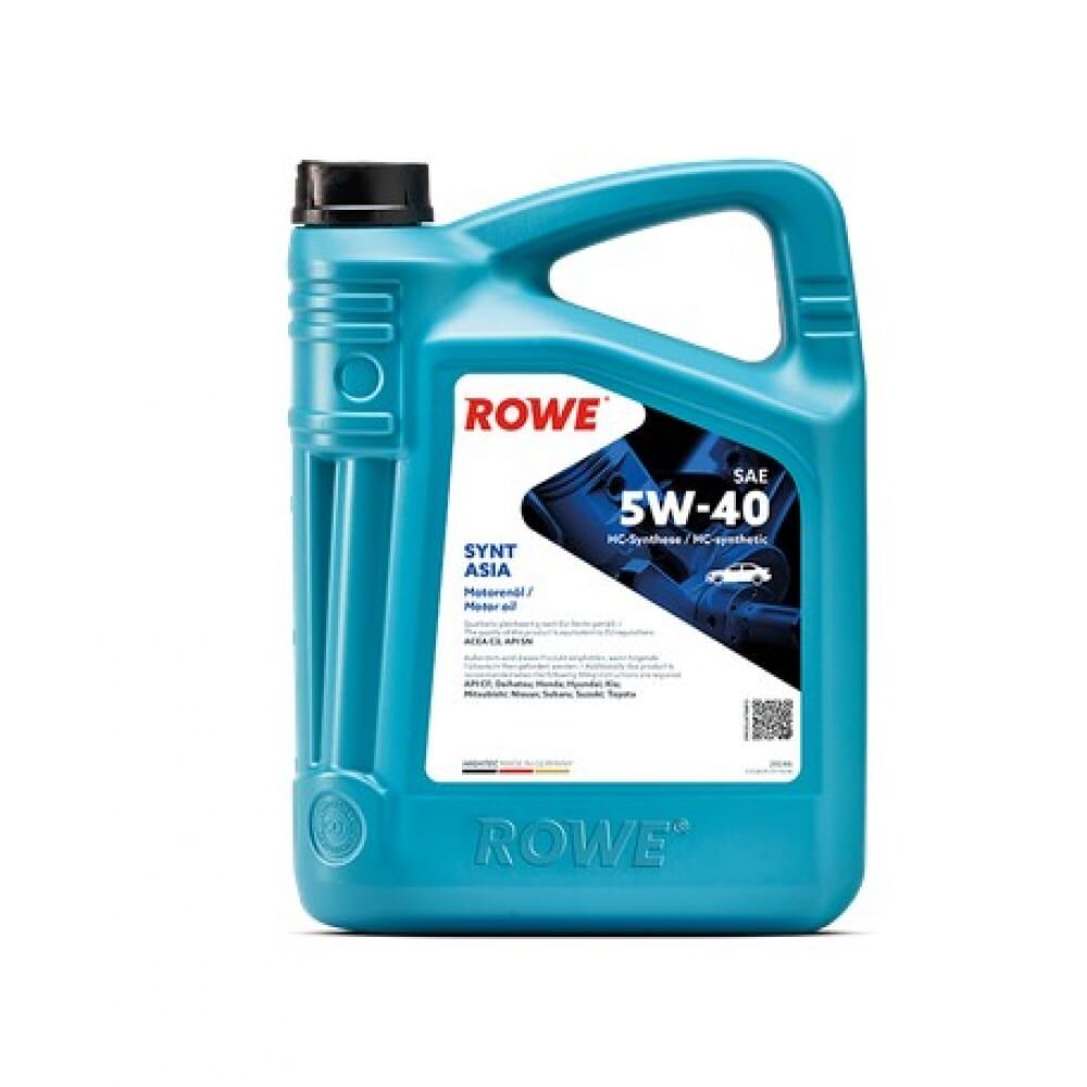 Полусинтетическое моторное масло Rowe HIGHTEC SYNT ASIA SAE 5W-40