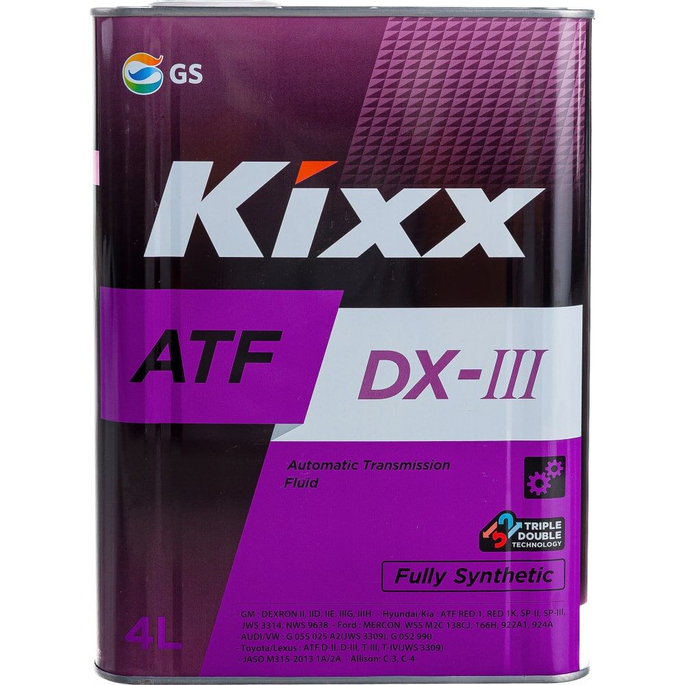 Синтетическое трансмиссионное масло KIXX ATF DX-III