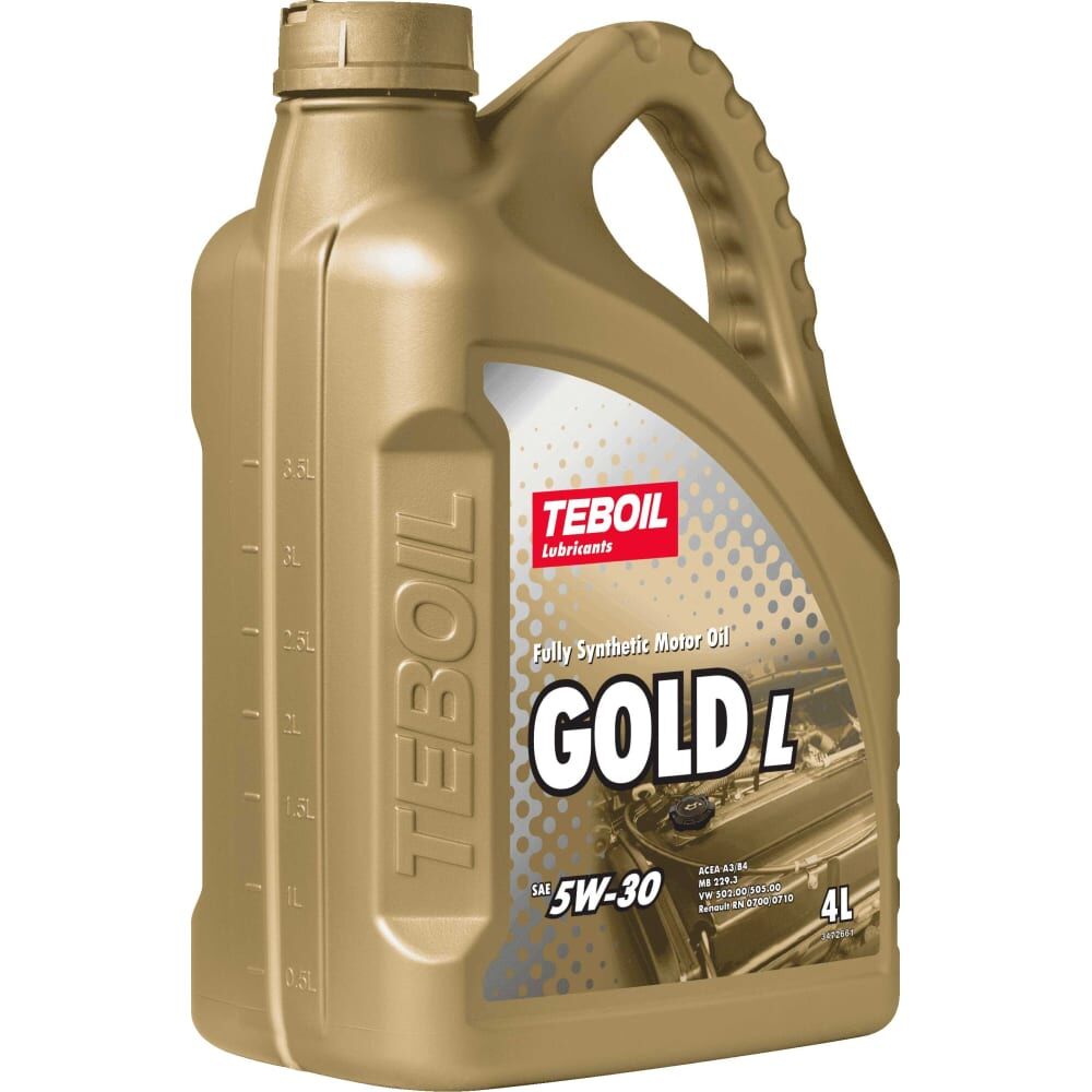 Моторное масло TEBOIL Gold L 5w-30, 4 л