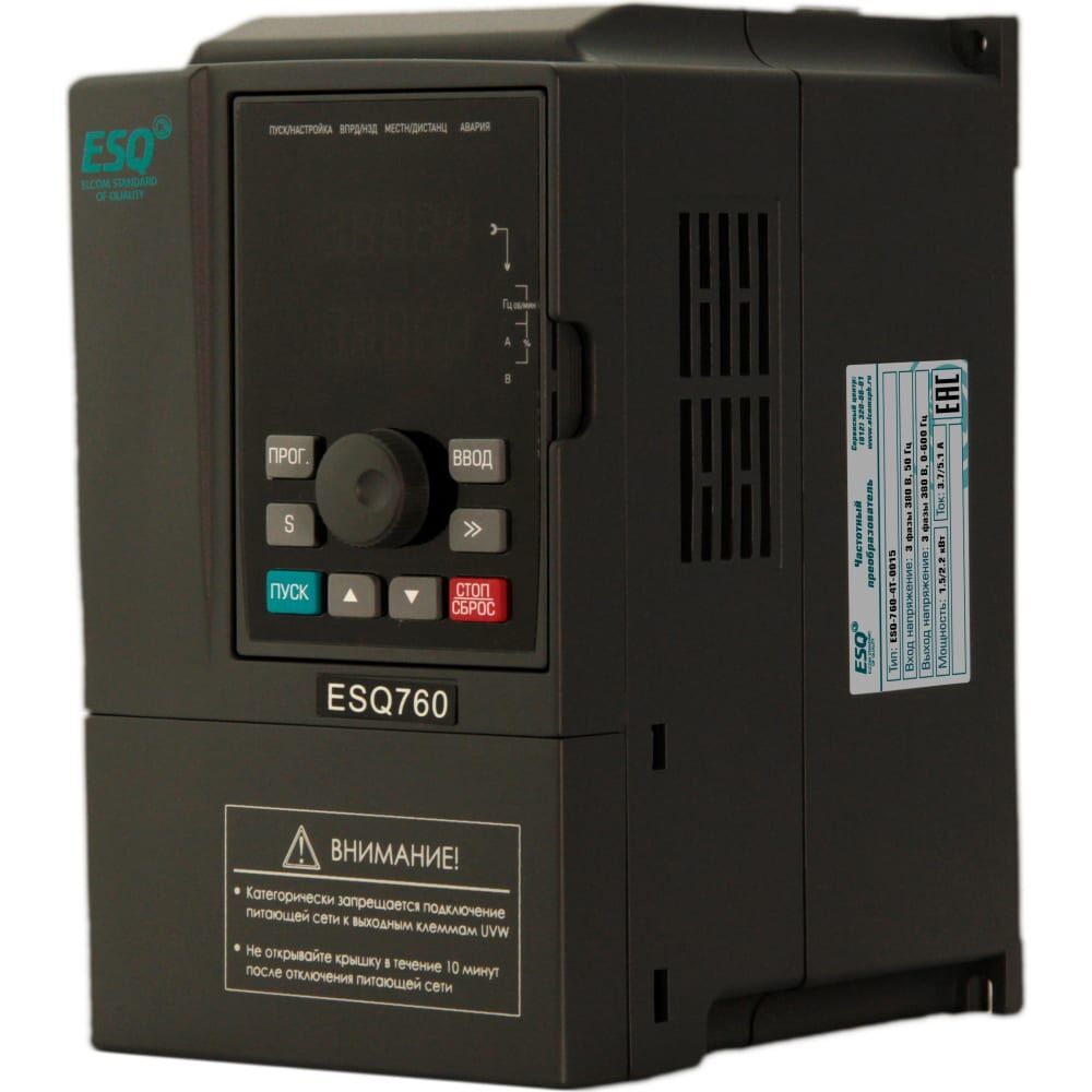Частотный преобразователь ESQ 760-4T-0015