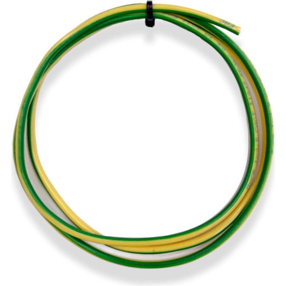 Установочный провод ПРОВОДНИК ПуГПнгA-HF 1x2.5 мм2 Зелено-желтый, 100м