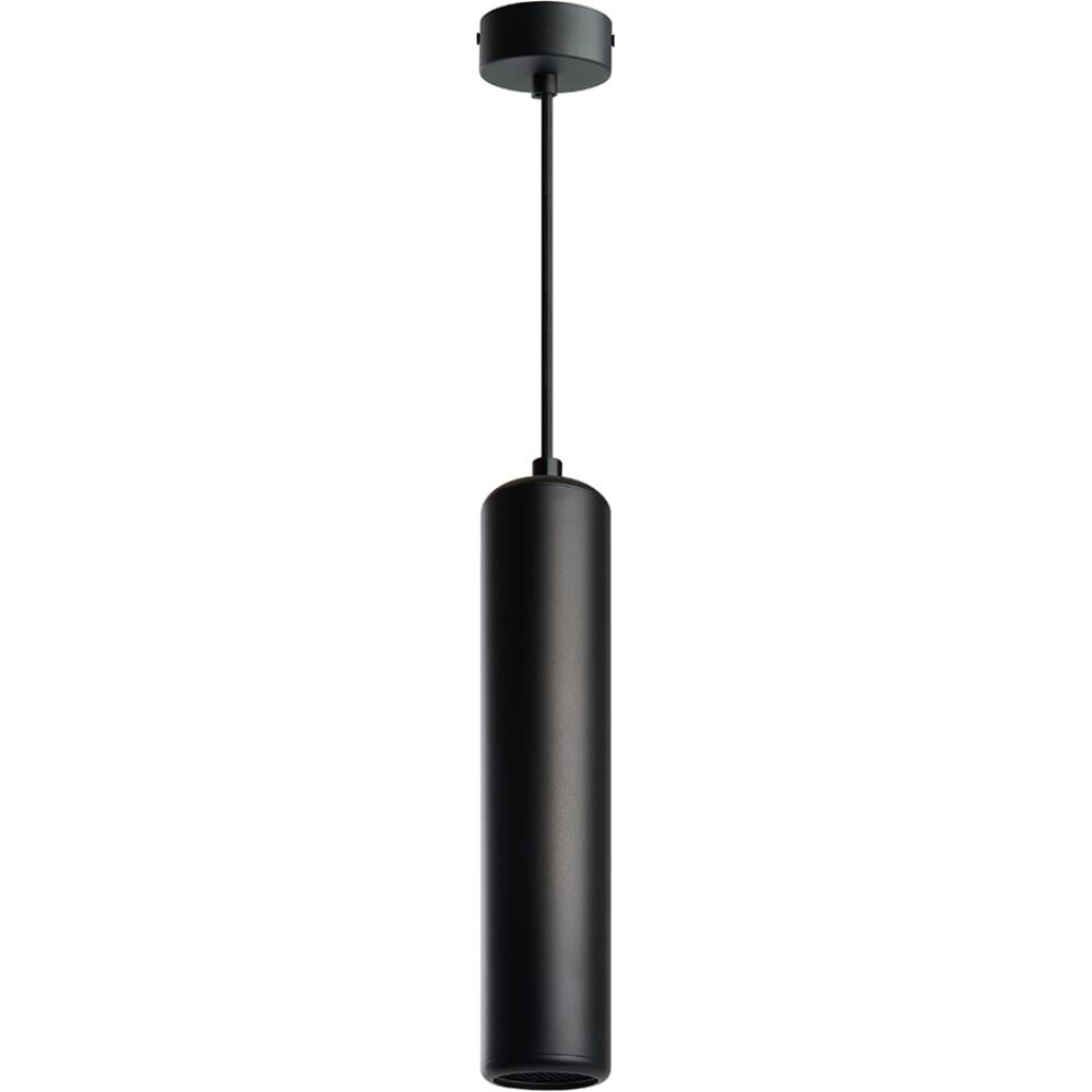 Потолочный светильник FERON ml1842 barrel echo levitation mr16 35w, 230v, gu10, чёрный, с антибликовой сеточкой, на подв