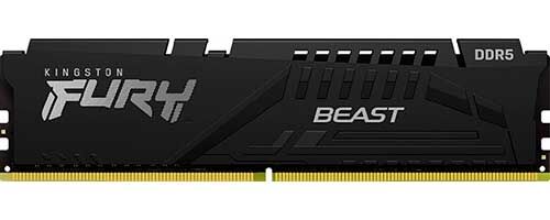 Оперативная память Kingston DDR5 8Gb 5200MHz FURY Beast Black (KF552C40BB-8)