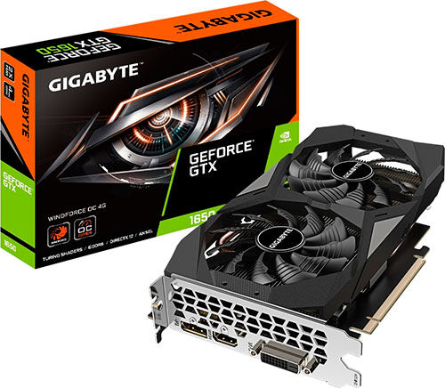 Видеокарта Gigabyte GeForce GTX 1650 D6 WINDFORCE OC V3 4GB (GV-N1656WF2OC-4GD 3.0)
