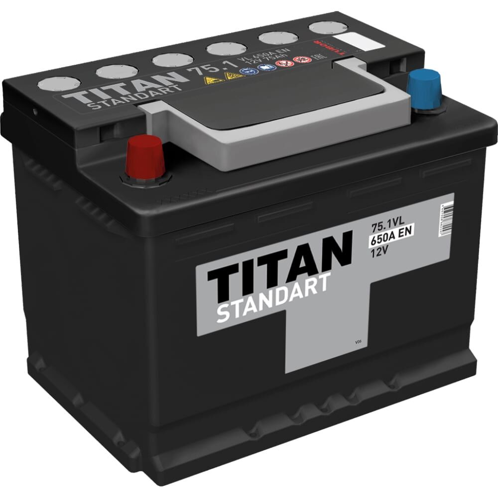 Аккумулятор TITAN STANDART 75.1 VL