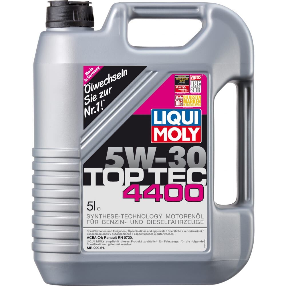 Синтетическое моторное масло LIQUI MOLY Top Tec 4400 5W-30 C4