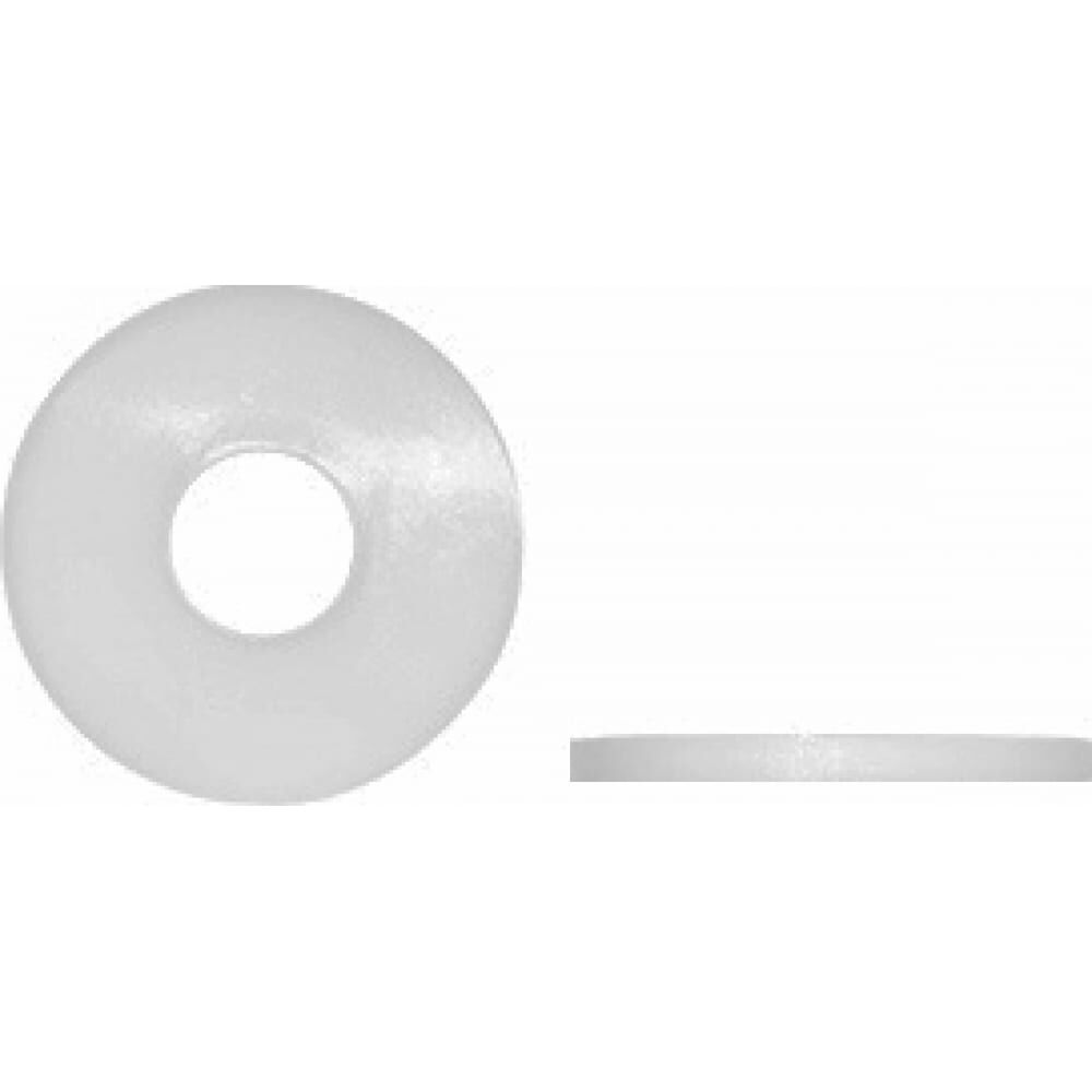 Увеличенная полиамидная пластиковая плоская шайба DINFIX D10 DIN9021 50 шт.