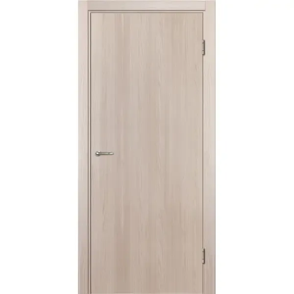 Дверь межкомнатная Мирра глухая Hardflex ламинация цвет ясень бора 80x200 см (с замком и петлями)