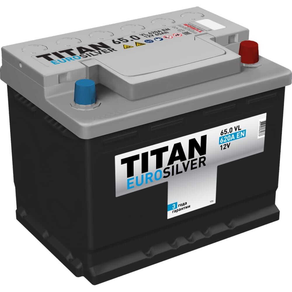 Аккумулятор TITAN EUROSILVER 65.0 VL