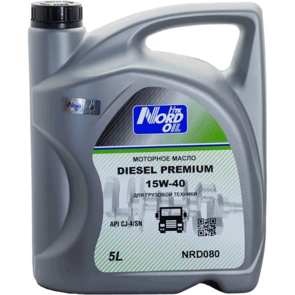 Моторное масло NORD OIL Diesel Premium 15W-40 CJ-4/SN