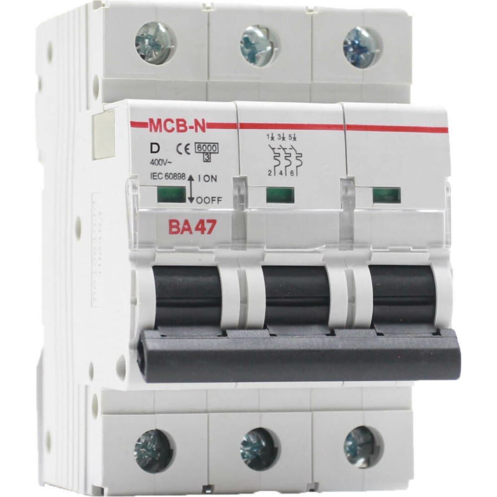 Автоматический выключатель AKEL ВА47-MCB-N-3P-D50-AC
