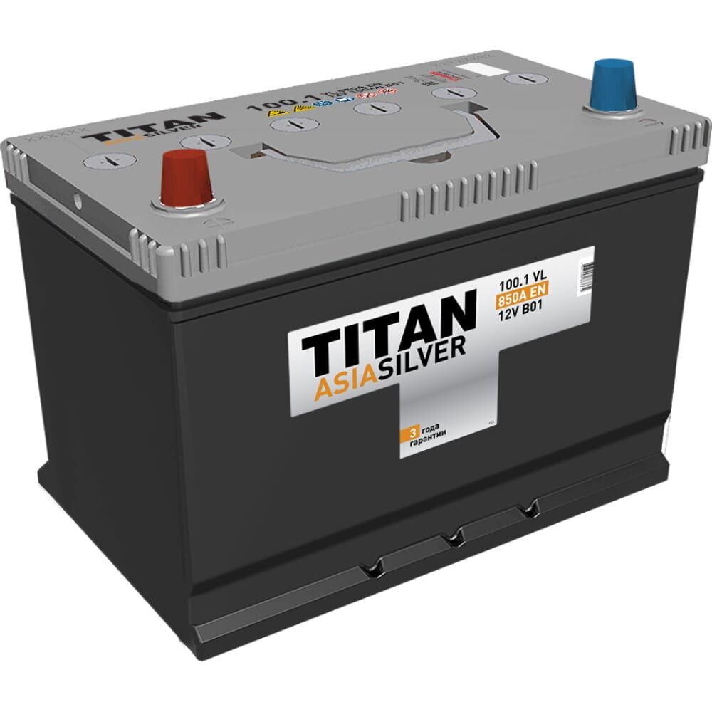 Аккумулятор TITAN ASIASILVER 100.1 VL B01