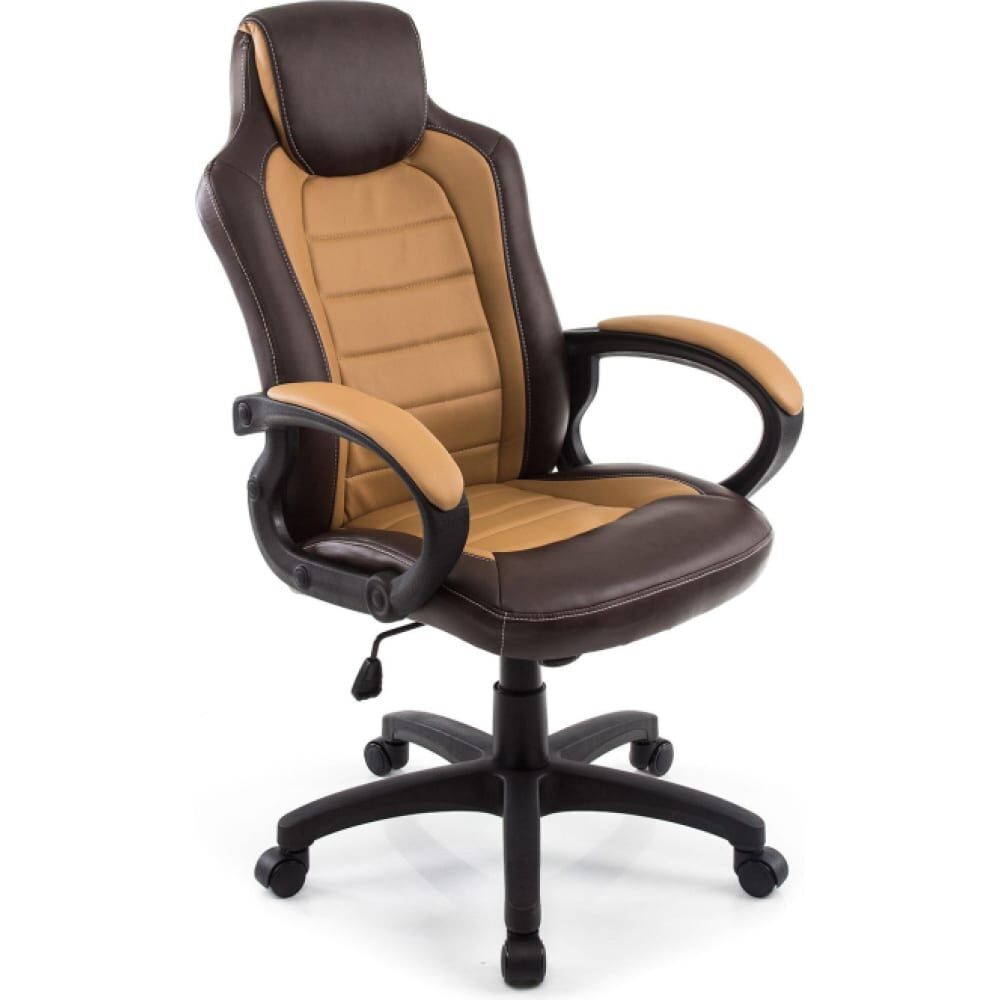 Компьютерное кресло Woodville Kadis коричневое / бежевое
