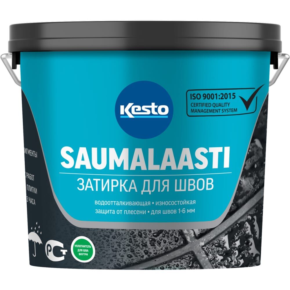 Затирка Kesto Saumalaasti 10, 3 кг, белый