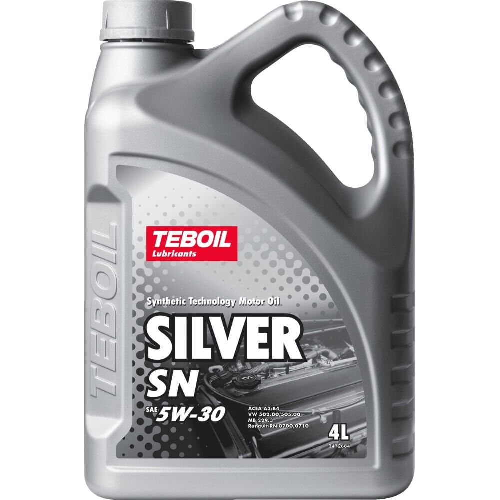 Моторное масло TEBOIL Silver SN, 5w-30, 4 л