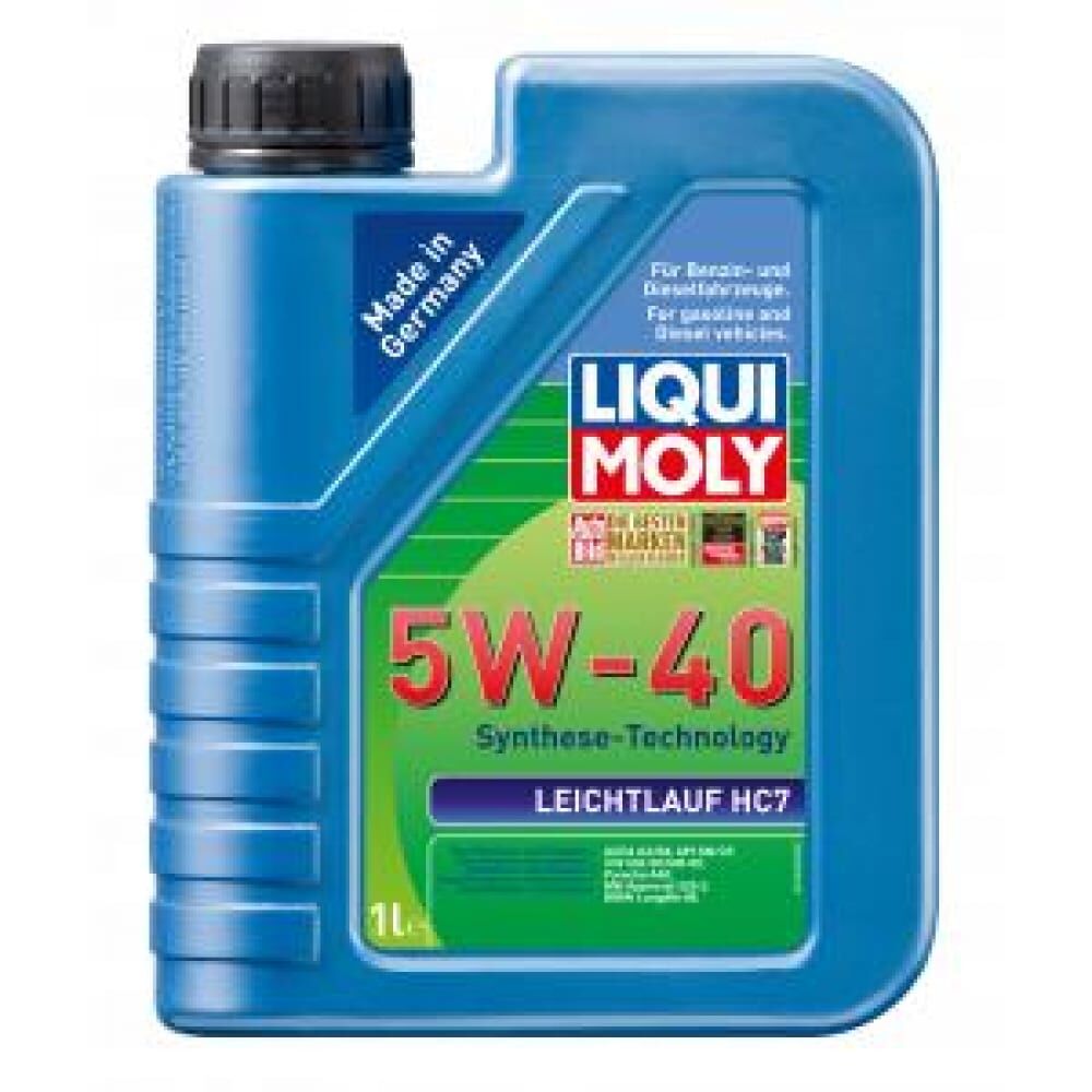 Синтетическое моторное масло LIQUI MOLY Leichtlauf HC 7 5W-40 SN/CF;A3/B4