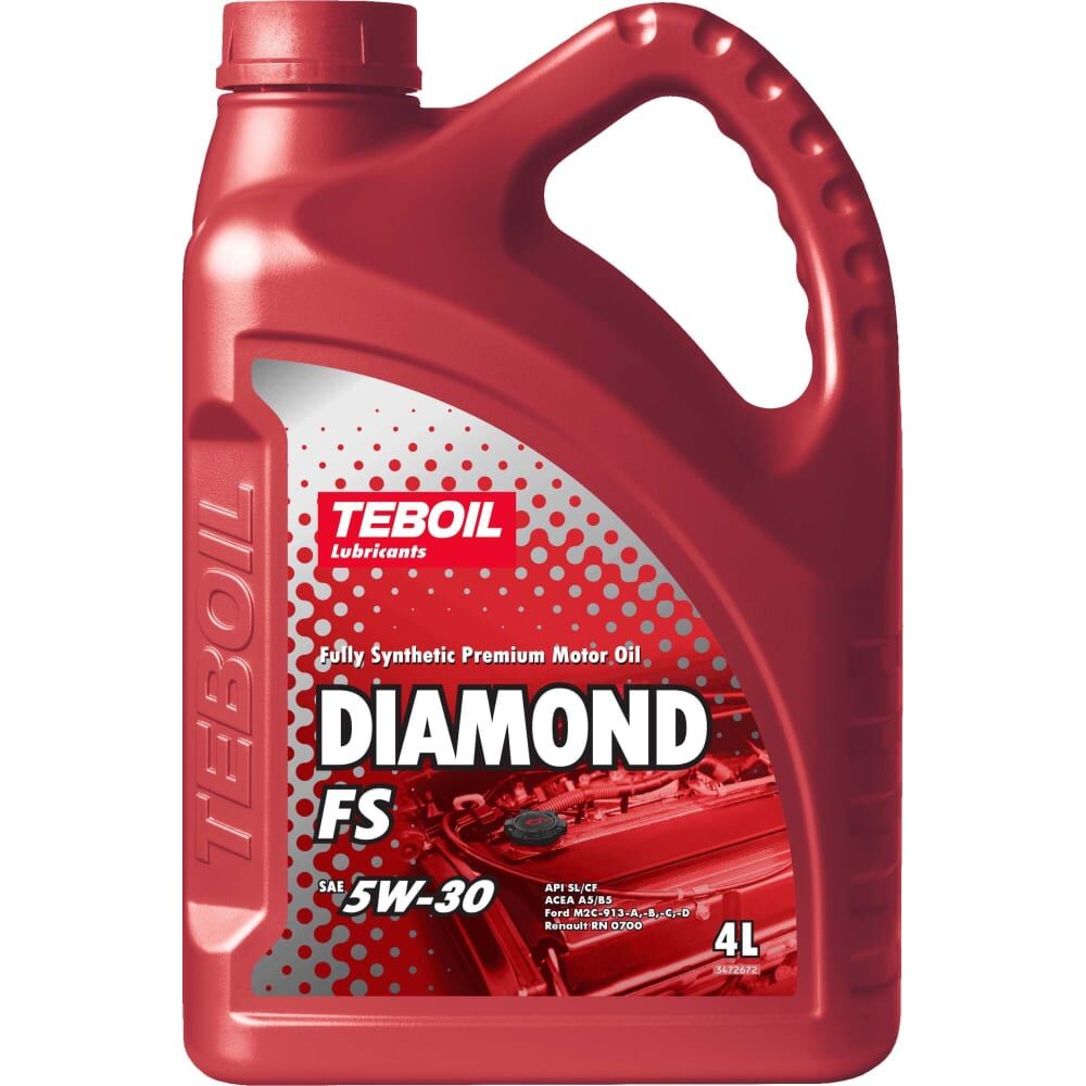 Моторное масло TEBOIL Diamond FS 5w-30, 4 л