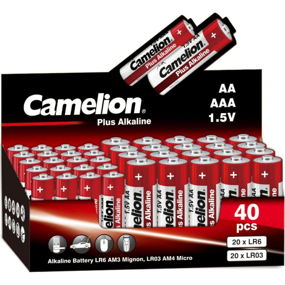 Батарейка Camelion plus Alkaline COMBO40