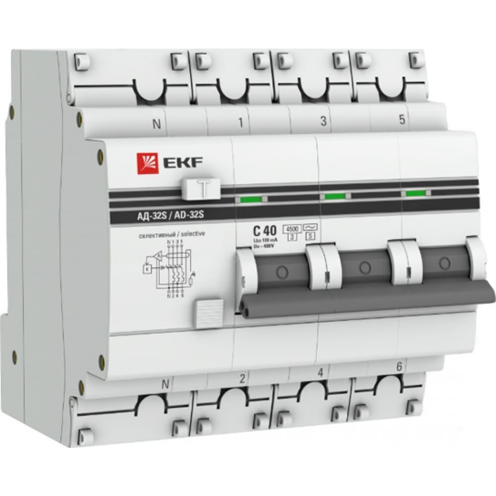 Селективный дифференциальный автомат EKF PROxima АД-32