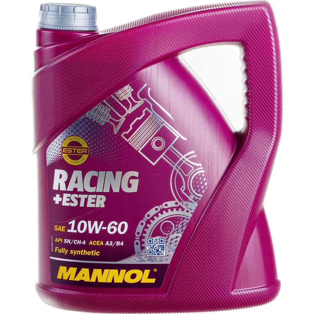 Синтетическое моторное масло MANNOL RACING ESTER 10W-60