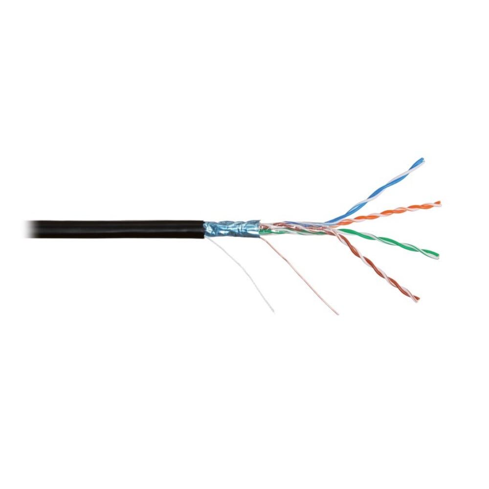 Одножильный кабель F/UTP NIKOLAN NKL 4700B-BK