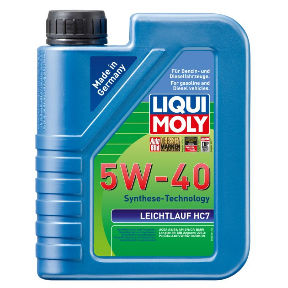 Моторное масло LIQUI MOLY Leichtlauf HC 7 5W-40; SN; A3/B4;