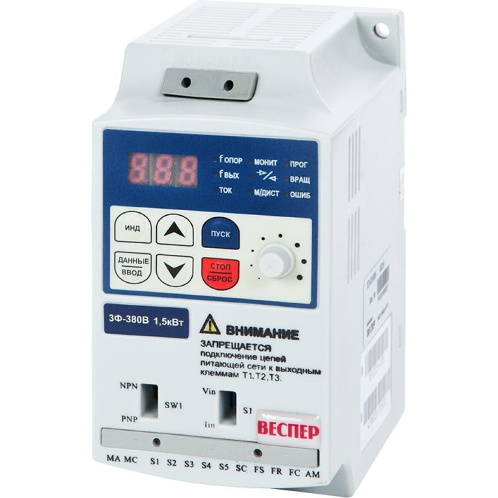 Преобразователь частоты для вентиляторной нагрузки Веспер E3-8100В-010Н