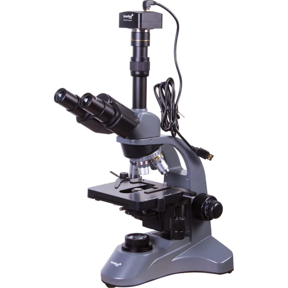 Цифровой тринокулярный микроскоп Levenhuk D740T