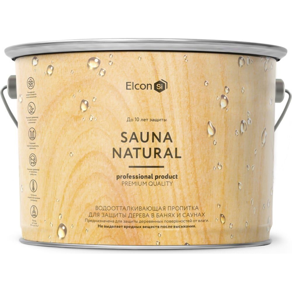 Пропитка для бани и сауны Elcon Sauna Natural