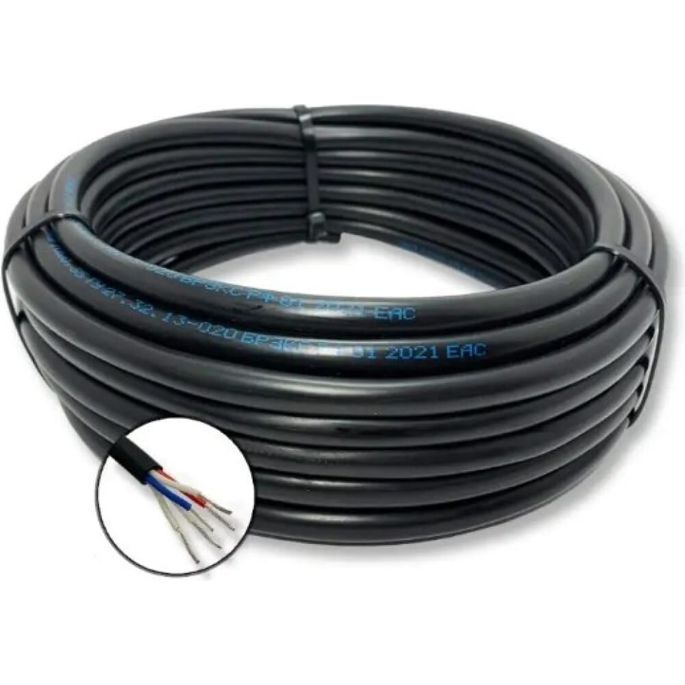 Монтажный кабель ПРОВОДНИК мкшнг(a)-ls 5x0.5 мм2, 30м