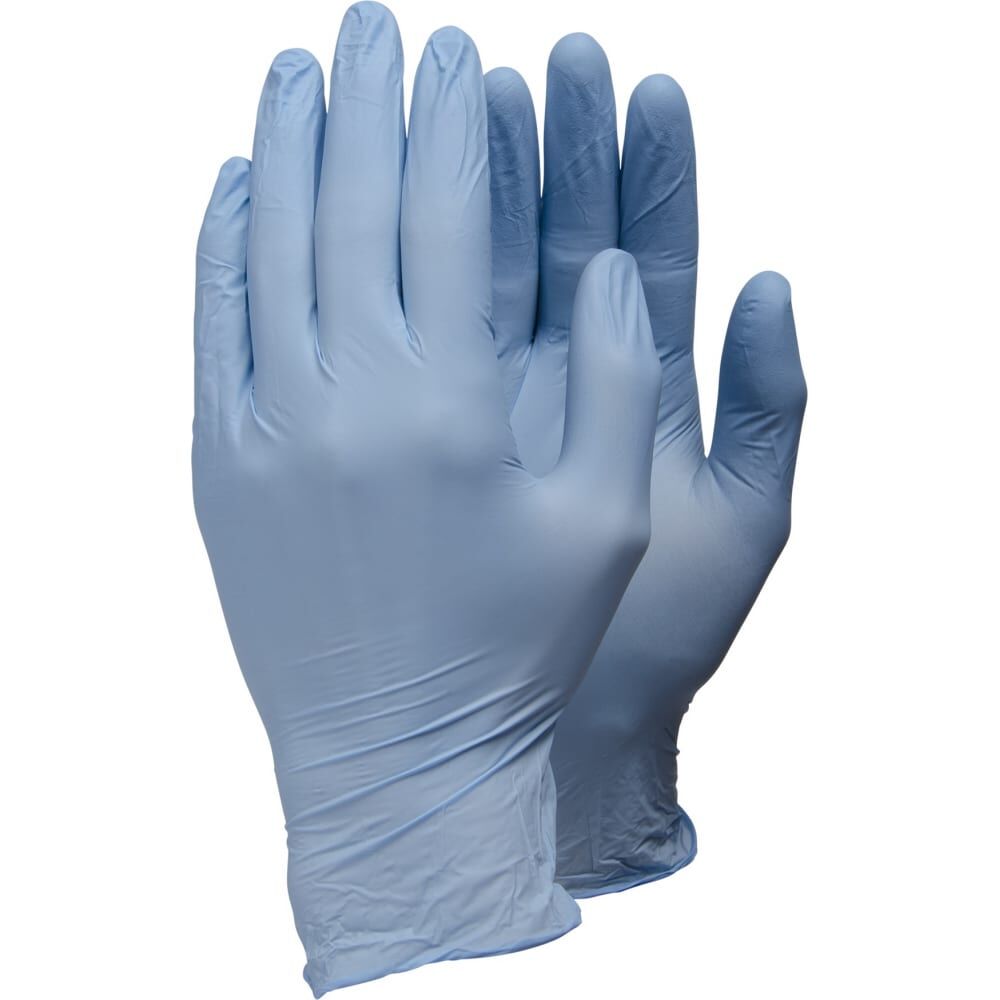 Одноразовые текстурированные неопудренные перчатки TEGERA 84301-10