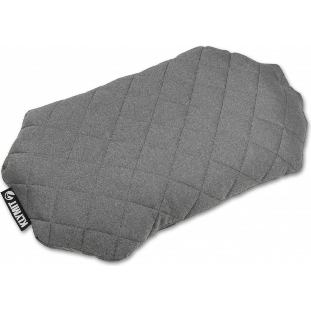 Надувная подушка Klymit Pillow Luxe Grey серая 12LPGY01D