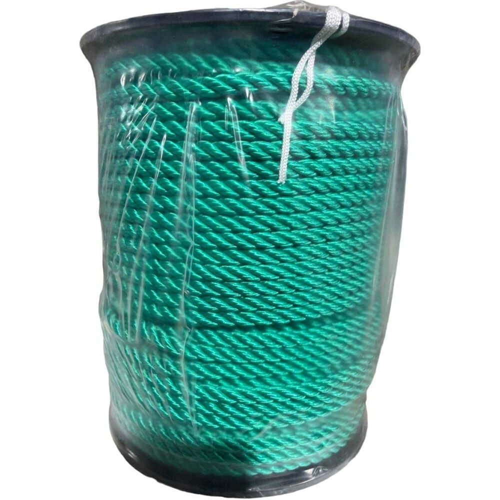 Канат тросовой свивки АзотХимФортис пп, 12 мм, 100 м, зеленый (кат) 75864