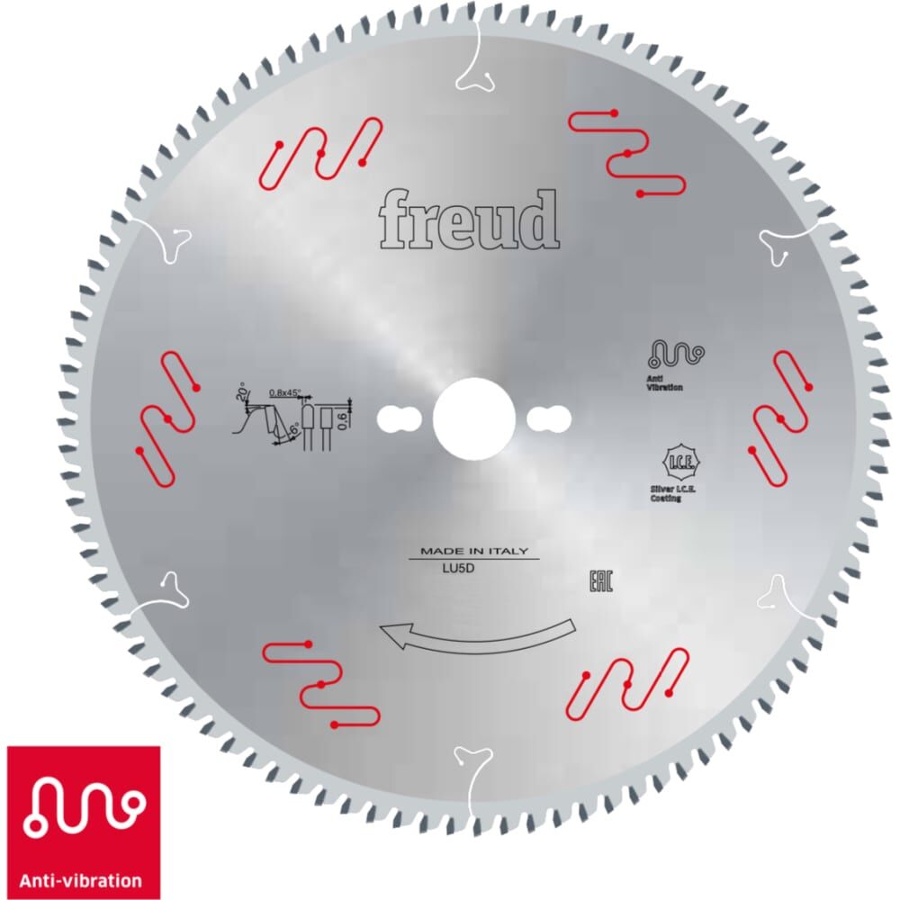 Пильный диск по алюминию 420x4x30 мм, Z120, HM Lu5D Freud 2700
