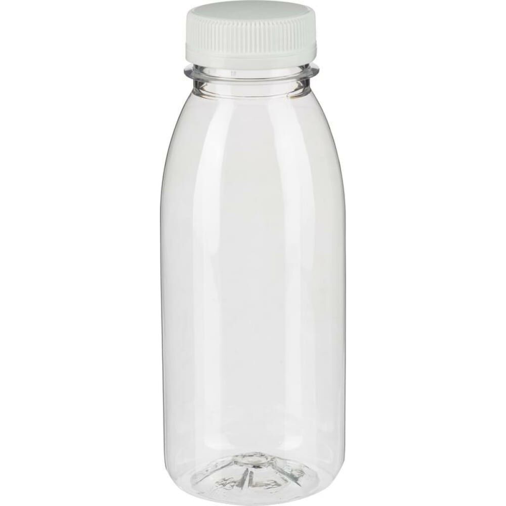Бутылка ООО Комус проз., с крышкой, 0.3 л, ПЭТ, d-38 мм, BRC, широкое горло, уп. 150 шт. 1594024