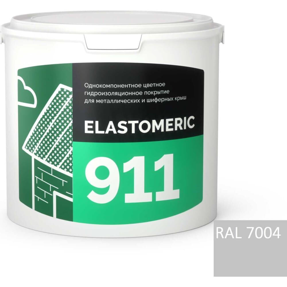 Мастика кровельная Elastomeric Systems 3 кг, серая elastomeric - 911 акриловая 7004001