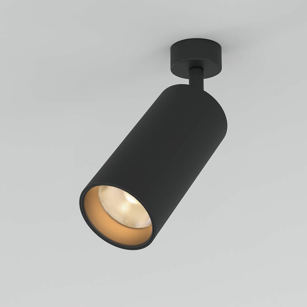 Накладной светодиодный светильник Elektrostandard - diffe / черный 15w 4200k (85266/01) a058250 Светильник