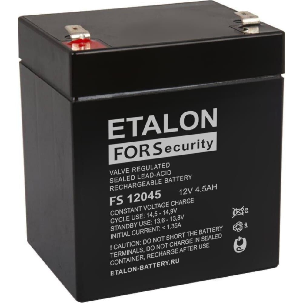 Аккумулятор ETALON FS 12045 (12 В, 4.5 Ач) Etalon Battery 00-00006438