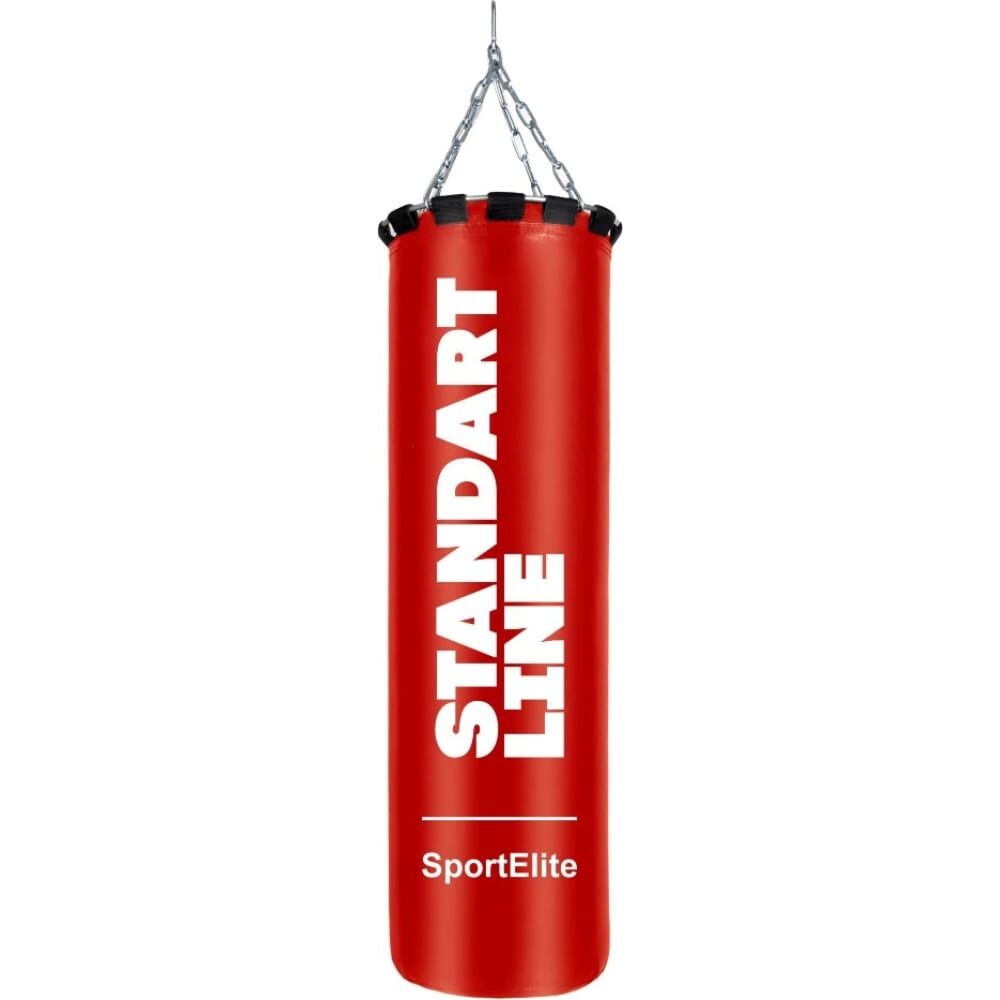 Боксерский мешок SportElite STANDART LINE 100 см, d-34, 35 кг, красный SL-35R