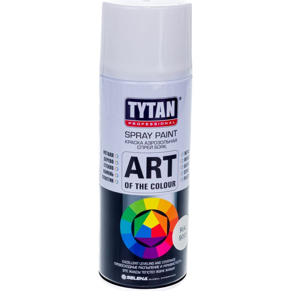 Краска аэрозольн белая 9003М матов 12шт/кор TYTAN Professional Art of the colour