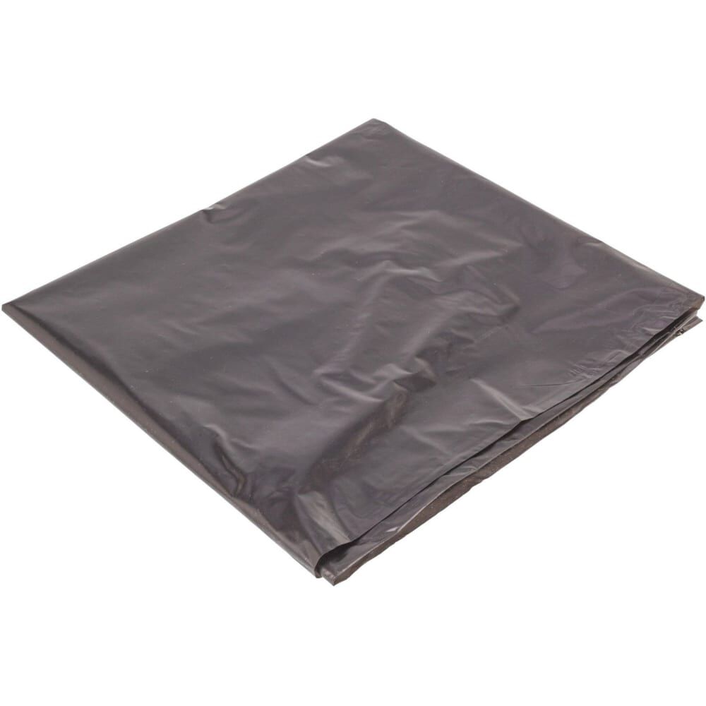 Пакеты для мусора, ПВД, 100x120 см, 60 мкм, 240 л, черные, 50 шт в упаковке Optiline 23-0250