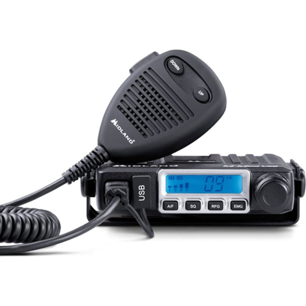 Мобильная радиостанция MIDLAND M-mini usb, 27мгц C1262.04
