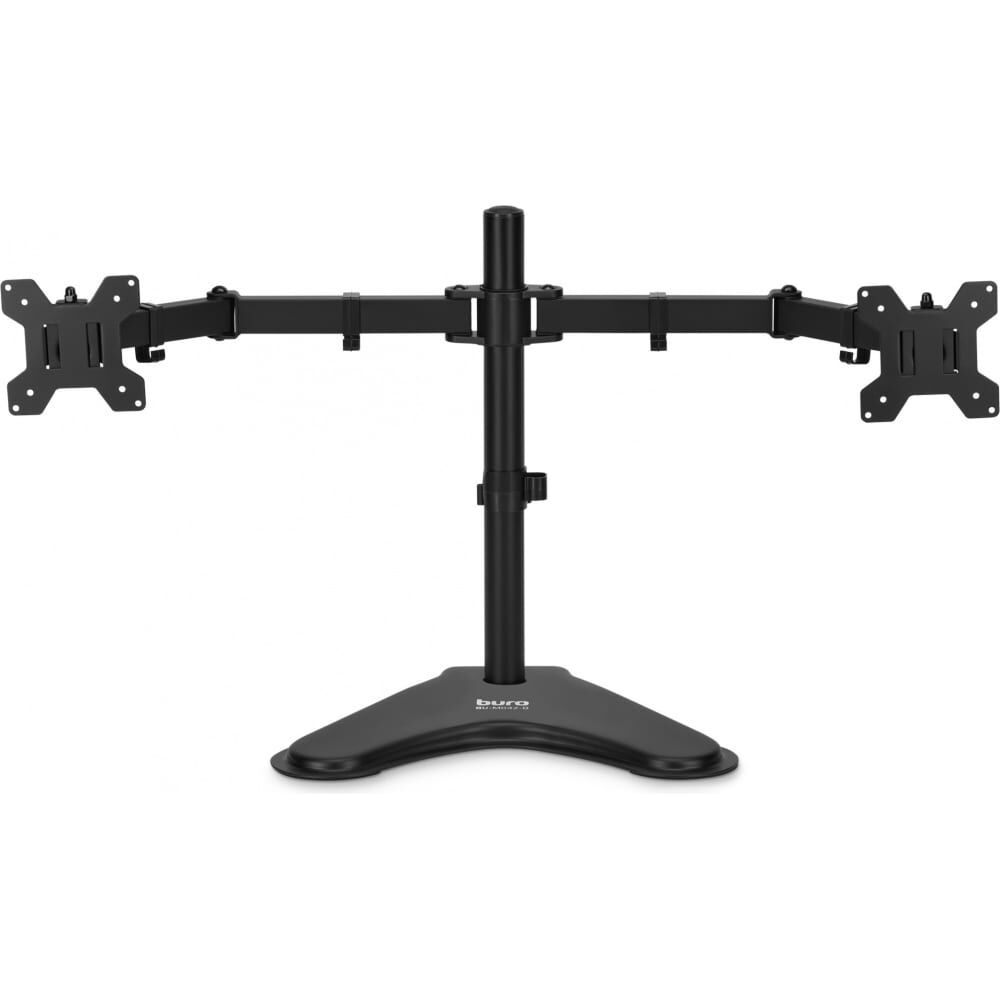 Кронштейн для мониторов ЖК BURO BU-M042-D черный, 17"-32", 16 кг, настольный, поворот и наклон 1518681