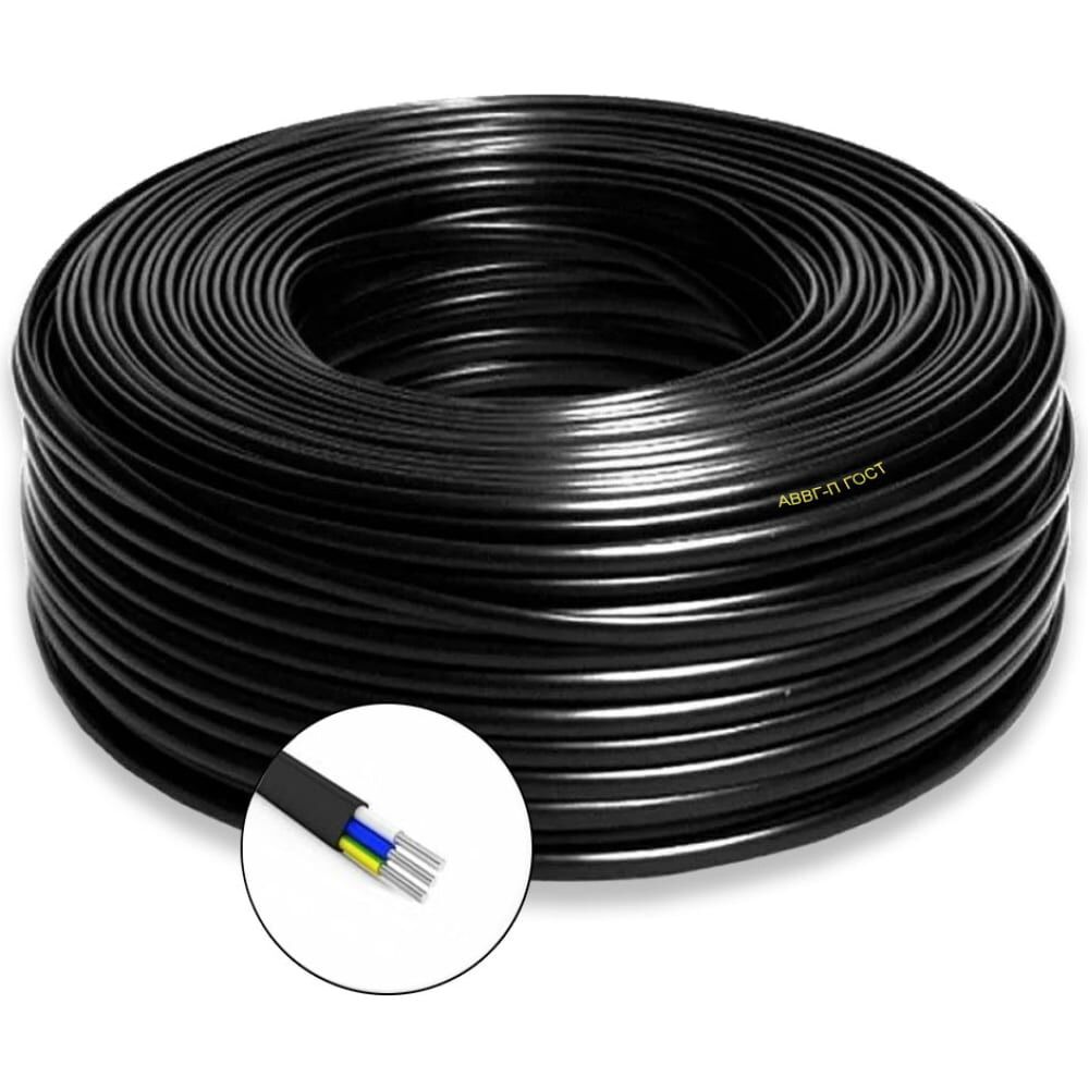 Силовой кабель ПРОВОДНИК аввг-п 3x10 мм2, 50м OZ234469L50