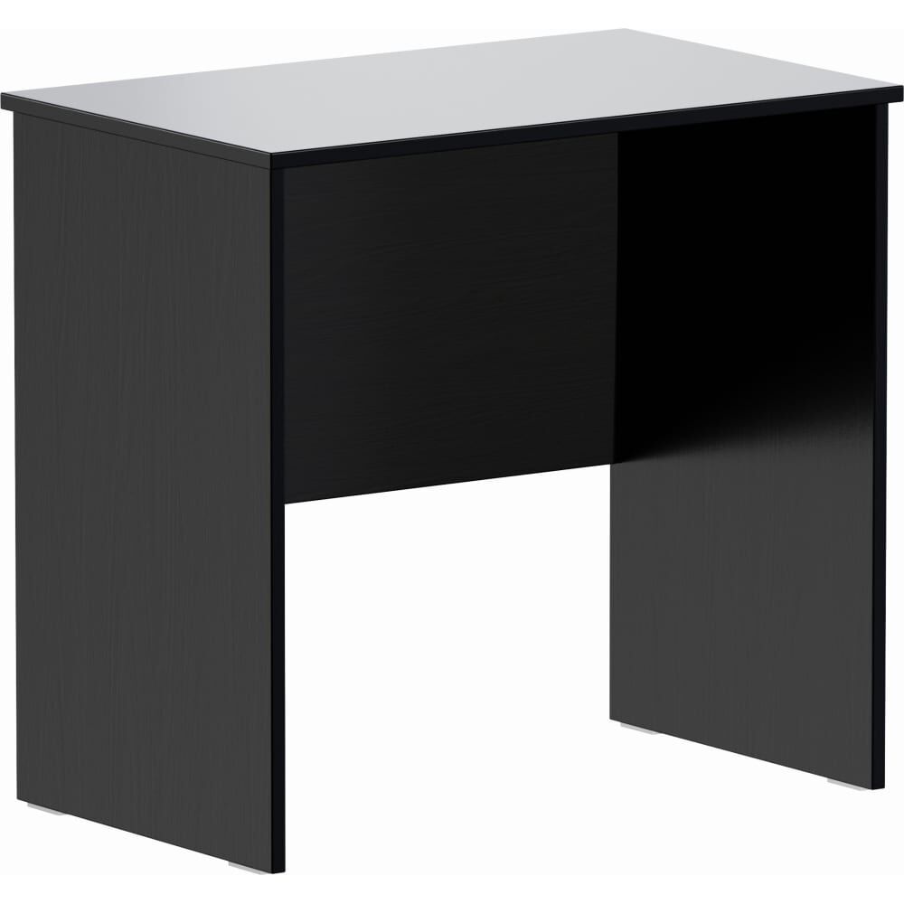 Приставной письменный стол Шведский Стандарт КАСТОР 80x50x75 см, черный, дуб венге 2.03.06.010.5