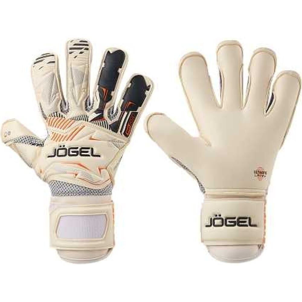 Вратарские перчатки Jögel Magnum UL4 Roll-Hybrid, белый ЦБ-00002239 Jogel