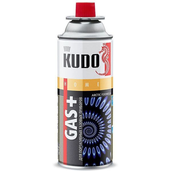 Газ KUDO универсальный GAS+для портативных газовых приборов -20°C 520мл /12KU-H403 /1536