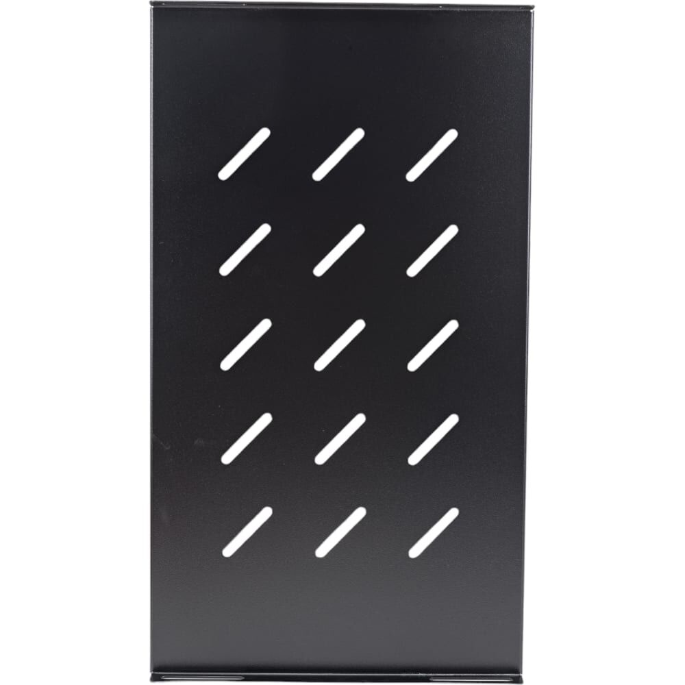 Полка Cabeus 19, перфорированная, для настенных шкафов глубиной 450 мм, черная, RAL 9004 SH-J018-WM45-BK