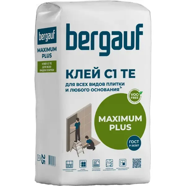 Клей для плитки Bergauf Keramik Maximum 25 кг BERGAUF KERAMIK MAXIMUM Keramik Maximum
