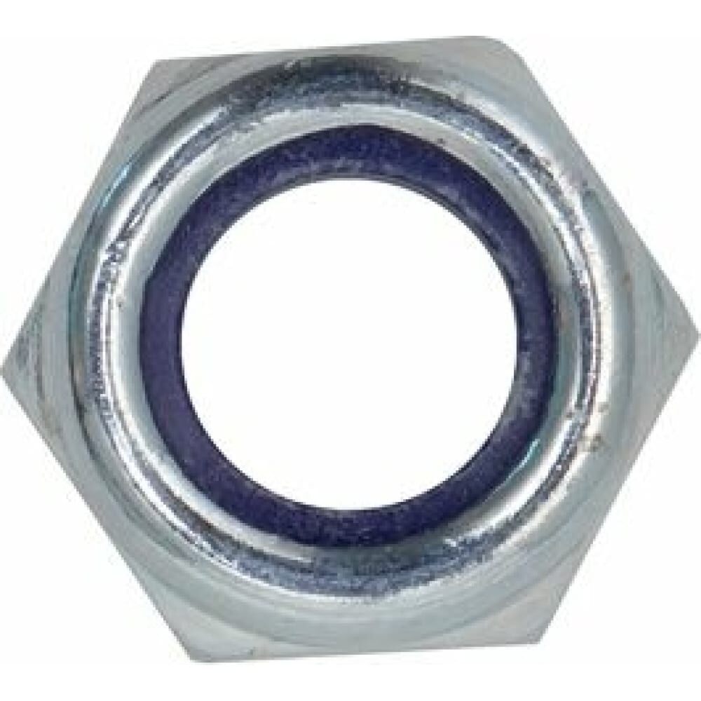 Гайка с контрящим кольцом КРЕП-КОМП DIN985 М30, 10 шт. гс30ф